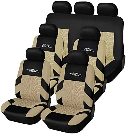 Wholesale ⌛ Grey Car Seat Covers Full Set, Front Bucket Seat Covers With Split Bench Car Seat Cover Set For ???? Women Full Set Seat Protectors - 9pcs Red ???? 10 Wholesale ⌛ Grey Car Seat Covers Full Set, Front Bucket Seat Covers With Split Bench Car Seat Cover Set For ???? Women Full Set Seat Protectors - 9pcs Red ???? - Image 8