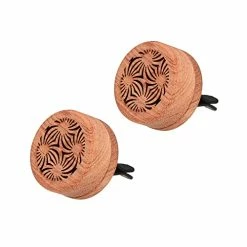 Best Pirce ❤️ (Upgraded Version) AMIR Car Essential Oil Diffuser, 2 Pcs Wood Car Diffuser With Vent Clip, Portable Mini Car Diffusers For Essential Oils ????
