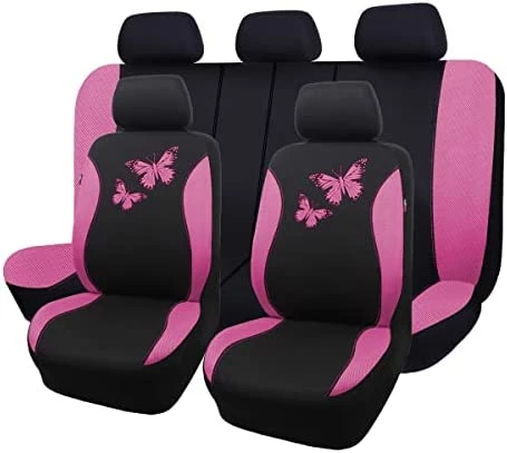 Cheap ???? Utterfly Car Seat Covers Ful Set Fashion Universal Lady ???? Woman Female Rear Bench Split Colorized (Full Set, Red) ???? 9 Cheap ???? Utterfly Car Seat Covers Ful Set Fashion Universal Lady ???? Woman Female Rear Bench Split Colorized (Full Set, Red) ???? - Image 7