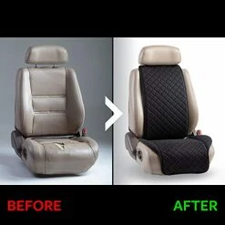 Outlet ❤️ Linen Car Seat Cover For All Seasons Soft & Breathable Front Premium Covers With Non-Slip Protector Universal Fits Most Automotive, Van, SUV, Truck - 1 Unit Black Wings ???? -Car Seat Covers shop 41V0ZK2w6KL