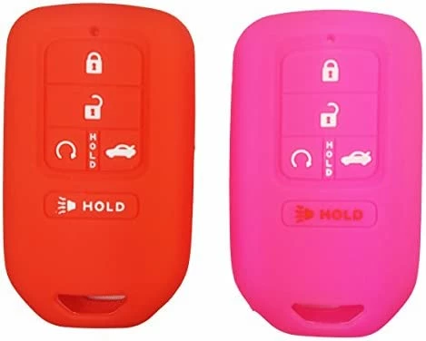 Discount ???? 2Pcs Coolbestda Silicone Full Protective Key Fob Remote Cover Case Skin Jacket For 2017 2018 2019 2020 2021 Honda Civic Accord Pilot CR-V 5 Buttons Smart Key A2C81642600 Black Grey ???? 14 Discount ???? 2Pcs Coolbestda Silicone Full Protective Key Fob Remote Cover Case Skin Jacket For 2017 2018 2019 2020 2021 Honda Civic Accord Pilot CR-V 5 Buttons Smart Key A2C81642600 Black Grey ???? - Image 12