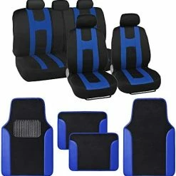 Cheapest ???? Forza Series Red Seat Covers Full Set Combo With Car Floor Mats – Front And Rear Bench Seat Cover & Floor Mat Protector Set, Interior Covers For Auto Truck Van SUV ✨ -Car Seat Covers shop 41VlBwbACqL. AC