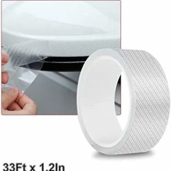 Brand new ⌛ Anti-Scratch Anti-Collision Adhesive Strip Car Door Edge Guard Protector Strip Car Door Scuff Plate Protectors Transparent Invisible Tape For Rear Bumper/Door(33Ft X 2In) ???? -Car Seat Covers shop 41W6Itj0SVL. AC