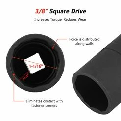 Coupon ???? ITaimay Oil Pressure Sensor Switch Socket For Size 1-1/16 Inch 27mm Socket Switch 2-1/4 Inch Deep Gm Chrys ，Use With 3/8" Dr. Ratchet Or 1-1/8" ???? Wrench ???? -Car Seat Covers shop 41WAFWu866L