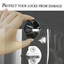 Cheapest ✔️ 4PCS Door Stopper Covers Compatible With Tesla Model 3/Y Stainless Steel Car Door Lock Cover Door Guard Lock For Tesla Accessories ???? 12 Cheapest ✔️ 4PCS Door Stopper Covers Compatible With Tesla Model 3/Y Stainless Steel Car Door Lock Cover Door Guard Lock For Tesla Accessories ???? -Car Seat Covers shop 41WTJJzCE2L