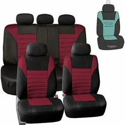 Cheapest ✨ Car Seat Covers Premium 3D Air Mesh Front Set With Gift - Universal Fit For Cars, Trucks & SUVs (Black) FB068102 ⌛ -Car Seat Covers shop 41WeYRamcML. AC
