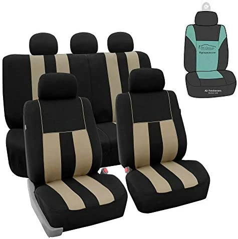 Cheap ???? Car Seat Cover Full Set Striking Striped Black Car Seat Covers With Front Seat Covers And Rear Split Bench Car Seat Cover Universal Fit Interior Accessories For Cars Trucks And SUVs ⭐ 13 Cheap ???? Car Seat Cover Full Set Striking Striped Black Car Seat Covers With Front Seat Covers And Rear Split Bench Car Seat Cover Universal Fit Interior Accessories For Cars Trucks And SUVs ⭐ - Image 11