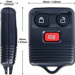 Brand new ???? Big-Autoparts 2 Replacement Keyless Entry Remote Key Fob Clicker Transmitter For Ford 1998-2016 F-150 F-250 F-350, Mazda, Mercury, Lincoln - 3 Button ⭐