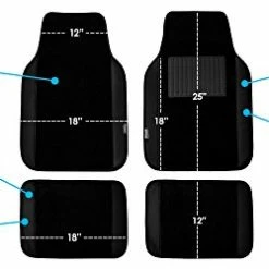 Best Pirce ⭐ Car Floor Mats - Black Carpet Floor Mats For Cars, Universal Fit Automotive Floor Mats, All Purpose Car Floor Mats, Carpet Protector Mat For Most Sedan, SUV, Truck Floor Mats ???? -Car Seat Covers shop 41XHuky3TPL