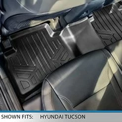 Deals ???? All Weather Custom Fit Black 2 Row Floor Mat Liner Set Compatible With 2022-2023 Hyundai Tucson ???? -Car Seat Covers shop 41XxWVduawS