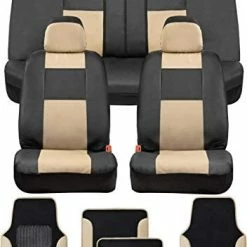 Flash Sale ???? Croc Skin Faux Leather Car Seat Covers, Full Set Gray – Front And Back Split Bench Seat Covers, Airbag Compatible, Interior Covers For Cars Trucks Vans And SUVs Charcoal ???? -Car Seat Covers shop 41Y9rrrc4L. AC