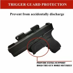 Flash Sale ❤️ Bugleman Magnetic Gun Mount With Safety Trigger Guard Protection, 60lbs Gun Magnet Mount Holster Gun Holder Rack For Pistol, Handgun, Shotgun, Revolver Black ???? -Car Seat Covers shop 41YaFw5HFgL