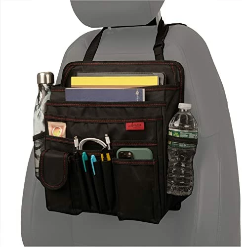 Promo ???? Car Organizer For Front Seat Or Car Seat, Ultra-Durable, One-Size-Fits-All Car Storage Organizers, Keeps Supplies Secure & Upright, Premium Car Seat Organizer For Kids & Adults (Black) ???? 9 Promo ???? Car Organizer For Front Seat Or Car Seat, Ultra-Durable, One-Size-Fits-All Car Storage Organizers, Keeps Supplies Secure & Upright, Premium Car Seat Organizer For Kids & Adults (Black) ???? - Image 7