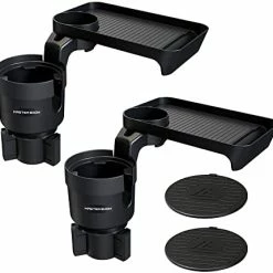 Hot Sale ???? Car Cup Holder Tray With Expandable Base Compatible With Yeti 20/26/30 Oz Hydro Flasks 32/40 Oz Camelbak 32/40 Oz And Other Bottles In 3.4"-3.8" ❤️ -Car Seat Covers shop 41Z7Q24p7sL. AC