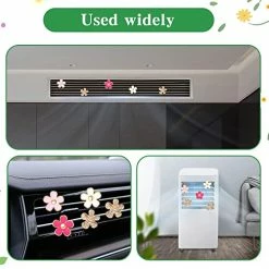 Best deal ???? Car Air Fresheners Vent Clips: Car Decorations, Flower Air Freshener Car Clips, Scented Ceramic Aroma Diffuser Stone Essential Oil Diffuser Clips, Bling Car Accessories, Flower Vent Clips 5 Pack ✔️ -Car Seat Covers shop 41ZCVRHdw7L