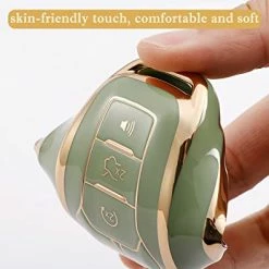 Deals ???? For Ford Key Fob Cover, Premium Soft TPU Full Protection Key Fob Case For Ford Fusion Mustang F150 Edge Explorer Lincoln MKZ MKC MKX Smart Remote Key Protector,Size A-ivory ???? -Car Seat Covers shop 41ZENGg5cDL