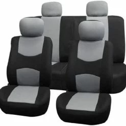 Cheap ???? Automotive Floor Mats Black Universal Fit Heavy Duty Rubber For All Weather Protection Fits Most Cars, SUVs, And Trucks, 4 Piece (Full Set Trimmable) FH Group F11305BLACK Black Seat Covers ???? -Car Seat Covers shop 41ZJnCRe8dL. AC