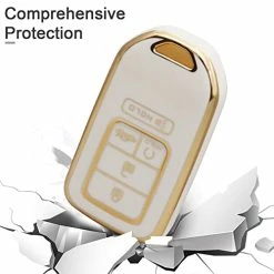 Hot Sale ???? For Honda Key Fob Cover With Leather Keychain, Soft TPU Full Cover Protection Key Fob Case For Honda Accord Civic CRV Pilot Odyssey Passport Smart Remote Key ✔️ 17 Hot Sale ???? For Honda Key Fob Cover With Leather Keychain, Soft TPU Full Cover Protection Key Fob Case For Honda Accord Civic CRV Pilot Odyssey Passport Smart Remote Key ✔️ -Car Seat Covers shop 41ZZ5ceLLoL
