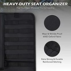 Outlet ???? Hiram Car Seat Organizer For Hunting Gear Pistols Rifles, Gun Rack Car Accessory With Storage Pockets, Universal Back Seat Gun Bag For Truck SUV, Foldable Gun Sling Bag, Camo,Black ???? -Car Seat Covers shop 41ZzpTTERrL