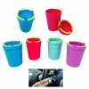 Coupon ???? (4 Pack Jumbo) Glow In The Dark Butt Bucket Ashtray Cigarette Self-Extinguishing Cup Car Ash Holder Portable Truck Home Office (Colors May Vary) ????