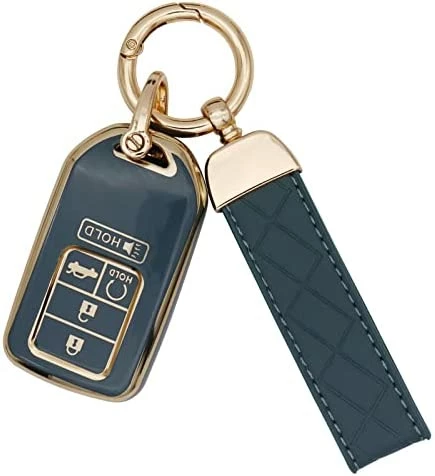 Hot Sale ???? For Honda Key Fob Cover With Leather Keychain, Soft TPU Full Cover Protection Key Fob Case For Honda Accord Civic CRV Pilot Odyssey Passport Smart Remote Key ✔️ 10 Hot Sale ???? For Honda Key Fob Cover With Leather Keychain, Soft TPU Full Cover Protection Key Fob Case For Honda Accord Civic CRV Pilot Odyssey Passport Smart Remote Key ✔️ - Image 8