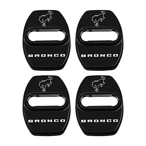 Flash Sale ???? HLmmby For Bronco Accessories 2 Door 4 Door Lock Cover Stainless Steel Door Arm Protection Cover Trim Interior Accessories Door Lock Latchs Cover For Ford Bronco 2022 2021(Black) ✔️ 7 Flash Sale ???? HLmmby For Bronco Accessories 2 Door 4 Door Lock Cover Stainless Steel Door Arm Protection Cover Trim Interior Accessories Door Lock Latchs Cover For Ford Bronco 2022 2021(Black) ✔️ - Image 5