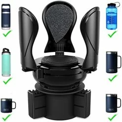Outlet ???? Cup Holder Expander For Car Beker Car Cup Holder For Organizer Adapters Holders Universal Compatible With 2.6 "to 4.5" Diameters And Most 12-Ounce To 46-Ounce Bottles&Cups Cup Holder+solid Black Style Hook ???? -Car Seat Covers shop 41aanY5QWwL. AC