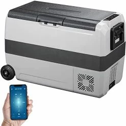 Wholesale ❤️ 12 Volt Refrigerator, 63 Qt Dual Zone Car Fridge Freezer W/App Control & Wheels 12/24V DC & 110-240V AC Electric Compressor Cooler For Truck Vehicle RV Boat Outdoor & Home Use ???? -Car Seat Covers shop 41ad1PO07DL. AC