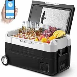 New ⌛ 12 Volt Car Refrigerator - 48 Quart (45L) WIFI Portable Refrigerator Freezer With Single Zone Control（-4℉-68℉ - Electric Cooler With DC 12/24V And AC 100-240V - Compressor Cooler ✔️ -Car Seat Covers shop 41aiyWj2VvL. AC