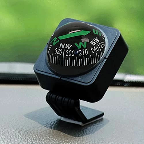 Best deal ???? Compact Car Compass Dashboard Self-Adhesive Mount Navigation Guide Ball Portable Direction Pointing Automotive Interior Decoration Accessories Black ???? 4 Best deal ???? Compact Car Compass Dashboard Self-Adhesive Mount Navigation Guide Ball Portable Direction Pointing Automotive Interior Decoration Accessories Black ???? - Image 2
