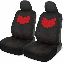 Cheap ✨ Super Sport Gray Faux Leather Car Seat Covers, Front Seats – Modern Two-Tone Design, Easy To Install Seat Protectors, Interior Covers For Car Truck Van And SUV ⭐ -Car Seat Covers shop 41bCOKzLC0L. AC