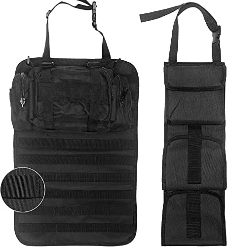 Budget ???? FURYENGRAVER Tactical Seat Back Gun Rack With Molle Panel Vehicle Gun Holder Outdoors & Tactical Bag & 5 Velcros ✔️ 7 Budget ???? FURYENGRAVER Tactical Seat Back Gun Rack With Molle Panel Vehicle Gun Holder Outdoors & Tactical Bag & 5 Velcros ✔️ - Image 5