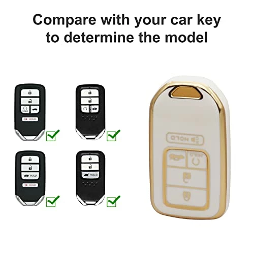 Hot Sale ???? For Honda Key Fob Cover With Leather Keychain, Soft TPU Full Cover Protection Key Fob Case For Honda Accord Civic CRV Pilot Odyssey Passport Smart Remote Key ✔️ 4 Hot Sale ???? For Honda Key Fob Cover With Leather Keychain, Soft TPU Full Cover Protection Key Fob Case For Honda Accord Civic CRV Pilot Odyssey Passport Smart Remote Key ✔️ - Image 2