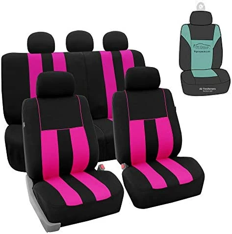 Cheap ???? Car Seat Cover Full Set Striking Striped Black Car Seat Covers With Front Seat Covers And Rear Split Bench Car Seat Cover Universal Fit Interior Accessories For Cars Trucks And SUVs ⭐ 15 Cheap ???? Car Seat Cover Full Set Striking Striped Black Car Seat Covers With Front Seat Covers And Rear Split Bench Car Seat Cover Universal Fit Interior Accessories For Cars Trucks And SUVs ⭐ - Image 13