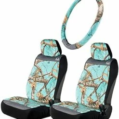 Brand new ???? Camo Auto Accessories Kit, Edge, Black, And Mint Camo - Low Back Seat Covers, Floor Mats And Wheel Cover For Car Trucks, Fits Most Bucket Seats (Edge Mint - 5pc) ???? -Car Seat Covers shop 41cxzARIi9L. AC