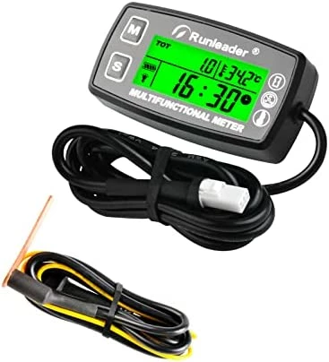 New ???? Digital Tach Hour Meter,Engine Temperature Gauge,Alert RPM & Temp,Backlights Display For Lawn Tractor Compressor Generator Snowmobile Marine Jet Ski Pit Bik ???? 11 New ???? Digital Tach Hour Meter,Engine Temperature Gauge,Alert RPM & Temp,Backlights Display For Lawn Tractor Compressor Generator Snowmobile Marine Jet Ski Pit Bik ???? - Image 9