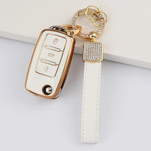 Wholesale ???? For Mercedes Key Fob Cover Fit Benz C E G M Class GLC GLE GLS CLA CLS Accessories Car Keychain Bling Case Shell Protector Girly Cute White Gold TPU ❤️ 8 Wholesale ???? For Mercedes Key Fob Cover Fit Benz C E G M Class GLC GLE GLS CLA CLS Accessories Car Keychain Bling Case Shell Protector Girly Cute White Gold TPU ❤️ - Image 6