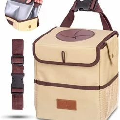 Best reviews of ???? Car Trash Can With Lid And Detachable Lining | Waterproof, Foldable, Console Or Seat Hanging (2 Gal, Beige) ???? -Car Seat Covers shop 41dUoa9uAL. AC