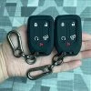 Budget ???? 2PCS Silicone Smart Key Fob Case Cover For 2023 2022 2021 2020 2019 Chevy Silverado And GMC Sierra 1500 2500HD 3500HD, Remote Protector Accessories Holder(5-Button, Black And Black) ❤️ -Car Seat Covers shop 41dpfbbpKYL