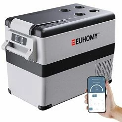 Deals ✨ Uhomy 12 Volt Refrigerator, 45Liter(48qt) Car Refrigerator, RV Refrigerator With 12/24V DC And 110-240V AC, Freezer Fridge Cooler, For Car, RV, Camping And Home Use ????