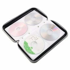 Wholesale ???? CD Holder, 72 Capacity CD/DVD Case Holder Portable Wallet Storage Organizer Hard Plastic Protective Storage Holder For Car Travel(72 Capacity, Black 72) ???? -Car Seat Covers shop 41e0yLZ1bVL