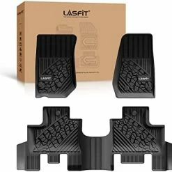 Budget ???? Floor Mats Fit For 2018-2023 Jeep Wrangler JL Unlimited 4 Door Only (Not Fit For JK Or 4xe), TPE All Weather Car Liners,Custom Fit 1st & 2nd Row Floor Liners, Black ???? -Car Seat Covers shop 41f QZuKppL. AC