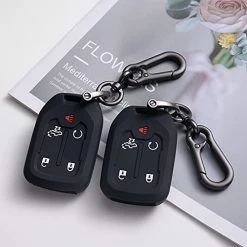 Budget ???? 2PCS Smart Key Fob Case Cover Compatible With 2019 2020 2021 2022 Chevrolet Chevy Silverado And GMC Sierra 1500 2500HD 3500HD Accessories Silicone Black Remote Key Chain Protector (5 Button) (black+blue)with White Botton ✔️ 16 Budget ???? 2PCS Smart Key Fob Case Cover Compatible With 2019 2020 2021 2022 Chevrolet Chevy Silverado And GMC Sierra 1500 2500HD 3500HD Accessories Silicone Black Remote Key Chain Protector (5 Button) (black+blue)with White Botton ✔️ -Car Seat Covers shop 41f qeDXMjS. AC