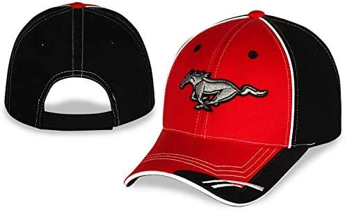 Hot Sale ???? Checkered Flag Mustang Running Horse Tri-Bar Black Red Stripe ⚾ Baseball Cap ???? 12 Hot Sale ???? Checkered Flag Mustang Running Horse Tri-Bar Black Red Stripe ⚾ Baseball Cap ???? - Image 10