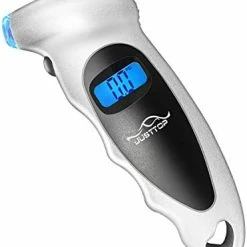 Wholesale ✔️ JUSTTOP Digital Tire Pressure Gauge, 150PSI 4 Setting For Cars, Trucks And Bicycles, Backlit LCD And Anti-Skid Grip For Easy And Accurate Reading(Silver) Red ⌛ -Car Seat Covers shop 41fDEIWWlmL. AC