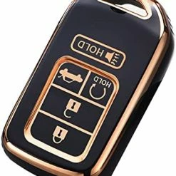 Best reviews of ✨ For Honda Key Fob Cover, Premium Soft TPU Full Protection Key Fob Case For Honda Accord Civic CRV Pilot Ridgeline Odyssey Passport Smart Remote Key Protector (Size B-Ivory) ⭐ -Car Seat Covers shop 41fKrXP3YML. AC