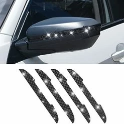 Buy ???? 4 PCS Bling Rhinestone Car Door Handle Scratch Protector, Universal For All Cars, Vehicles, SUVs, Car Side Rearview Mirror, Car Door Edge Guard, Car Exterior Accessories For ???? Women Men (White) ???? -Car Seat Covers shop 41fRjEBsPqL. AC