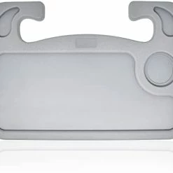 Budget ???? EcoNour 2 In 1 Car Steering Wheel Desk | Steering Wheel Tray For Laptop Car Mount With Pen Holder | Car Food Tray For Eating With Drinks Holder | Multipurpose Travel Car Accessories Car Steering Wheel Desk (gray) ???? -Car Seat Covers shop 41fXWR03FyL. AC