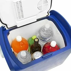 Best Sale ✔️ EL6224 12V Personal Thermoelectric Cooler/Warmer, 24 Liter Capacity, Portable Electric Car Cooler Warmer With 12/24V DC, 12V Small Fridge For Car, RV, And Camping Use, UL Listed 24 Liter Blue ⌛ -Car Seat Covers shop 41fh2t7i5RL