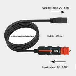 New ???? 12V DC Power Cable Cord Car Cooler Cool Box Mini Fridge 12V Cooler 2 Pin Lead Cable Plug W ???? -Car Seat Covers shop 41fpb2jUOGL
